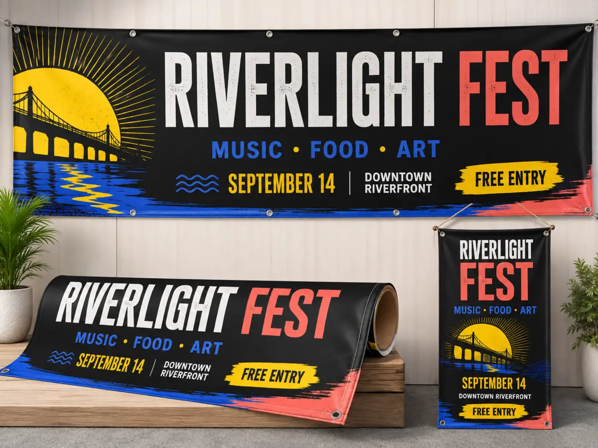 Vinyl banners