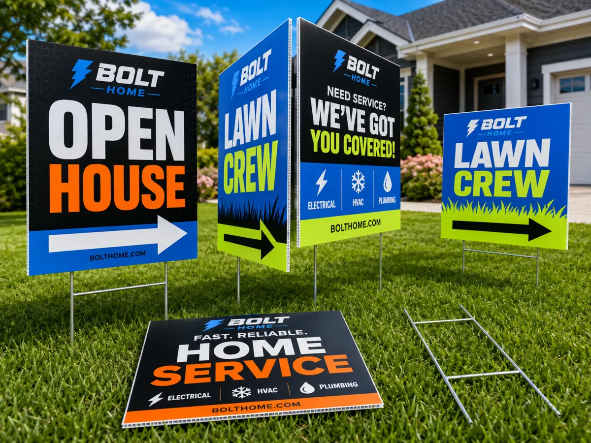 Yard signs