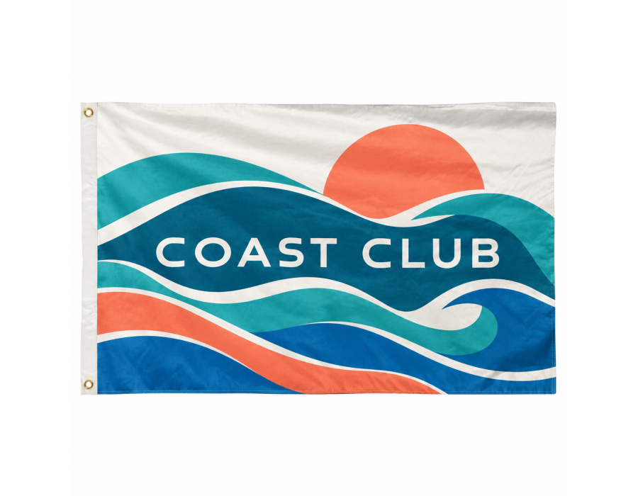 Custom 5' x 10' Custom Pole Flag product view