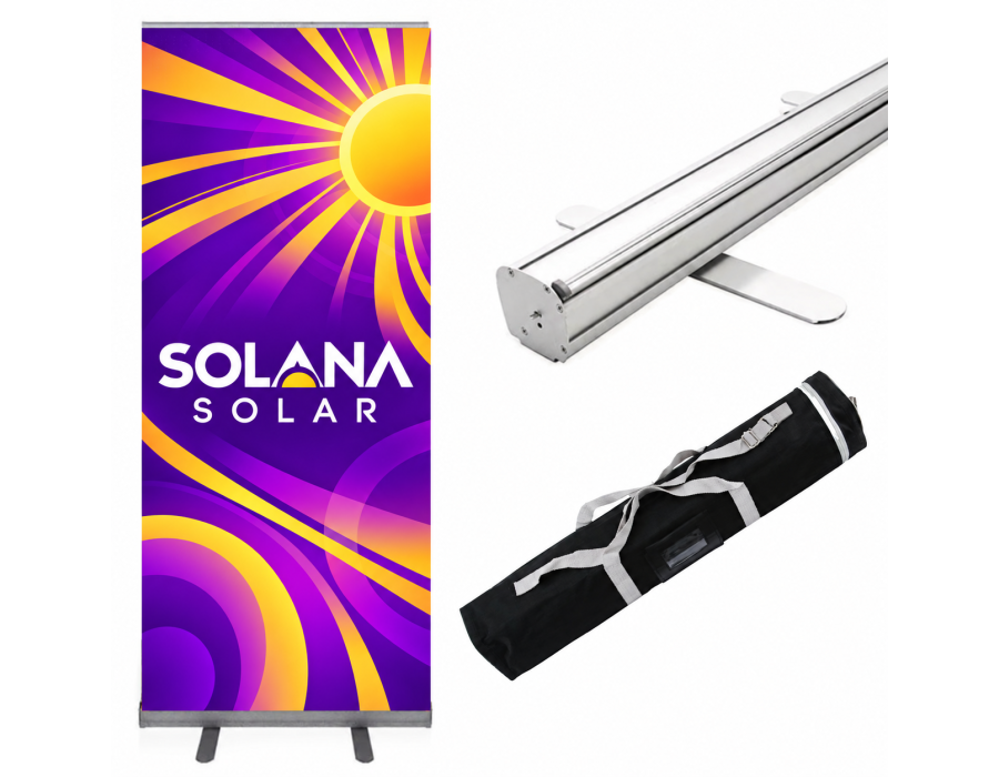 Custom 33-Inch Standard Retractable Banner product view