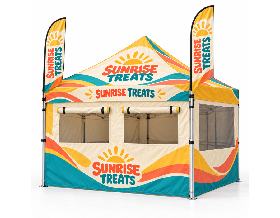 Custom Food Booth Tent Package 9 product view