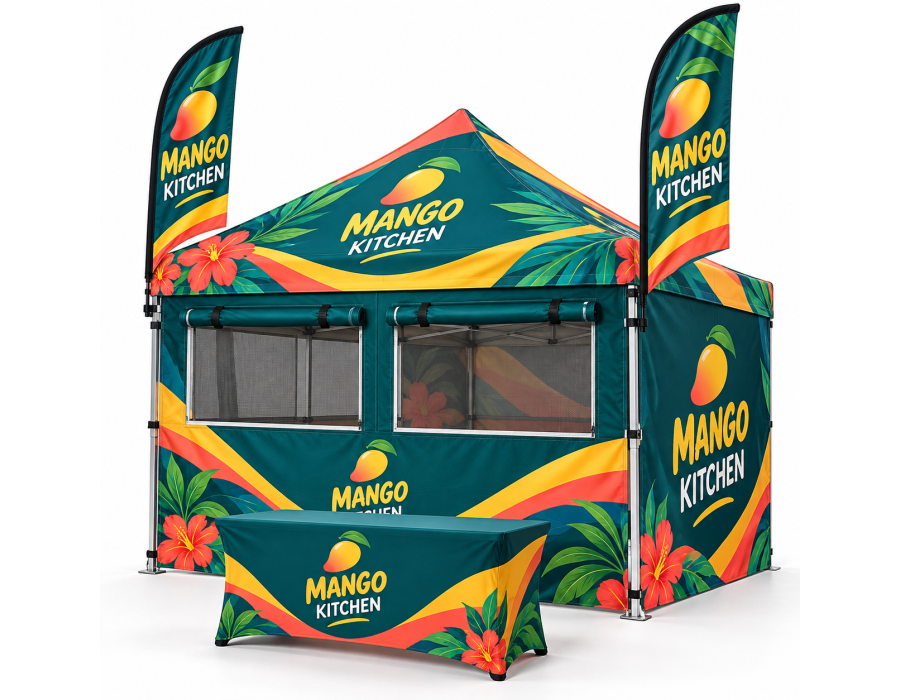 Custom Food Booth Tent Package 6 product view