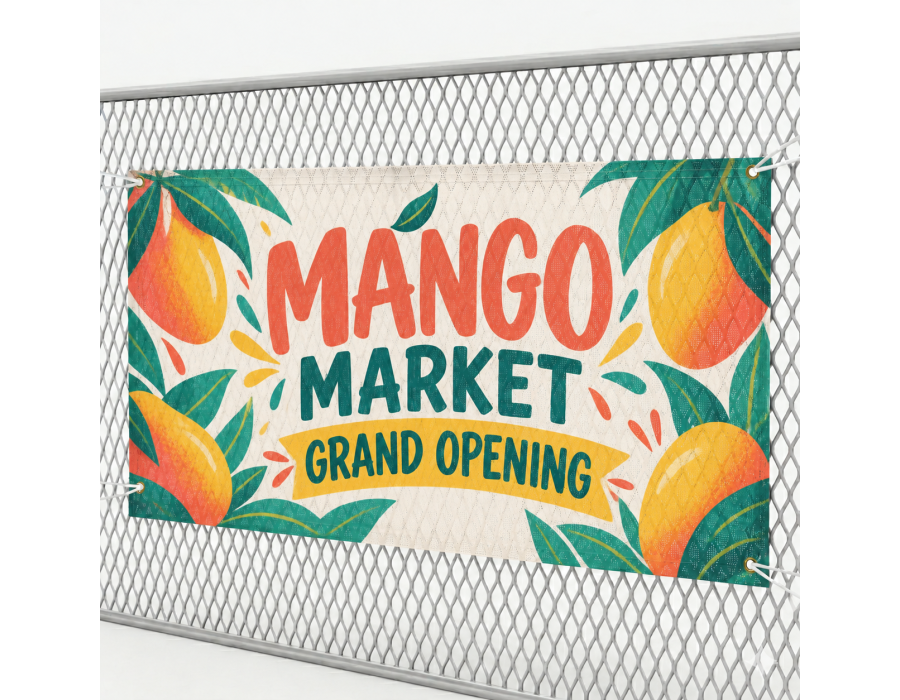 Custom Vinyl Mesh Banner (10oz) product view