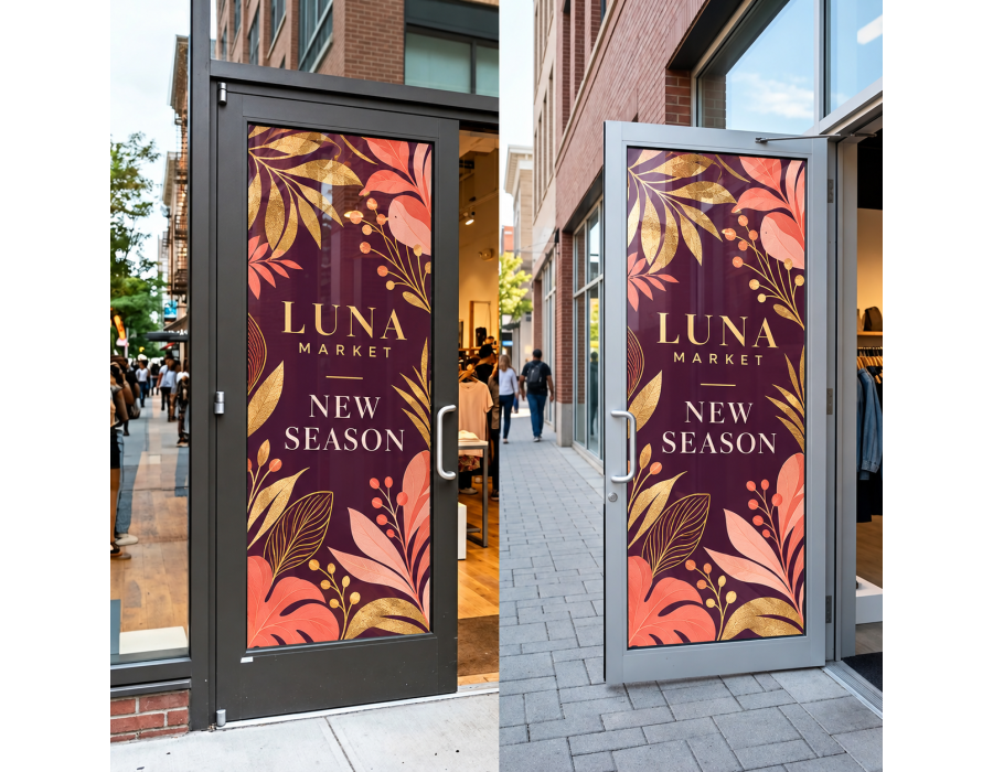 Custom 2-Sided (Dual View) Window Graphic product view