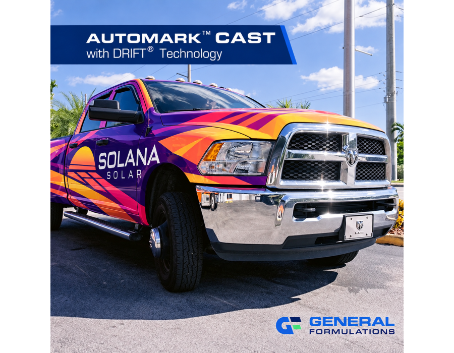 Custom GF830 Cast Vehicle Wrap Vinyl product view