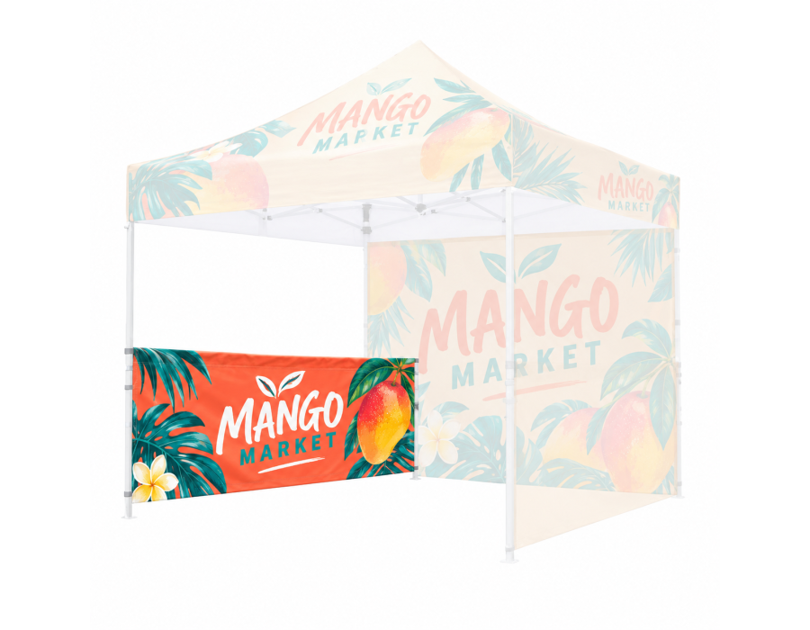 Custom 10' Tent Semi Wall product view