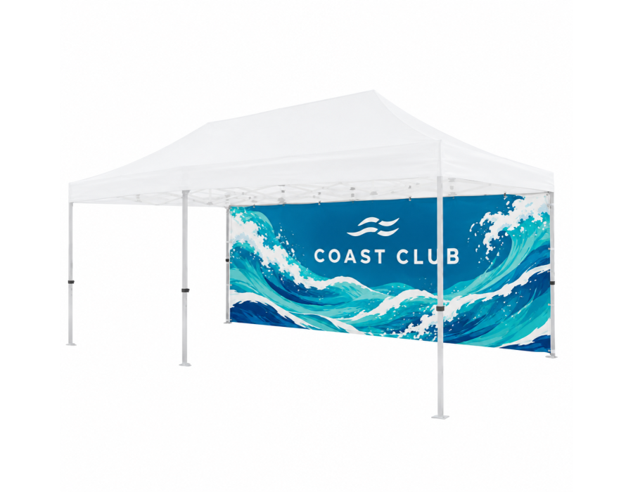 Custom 20' Canopy Tent Wall product view