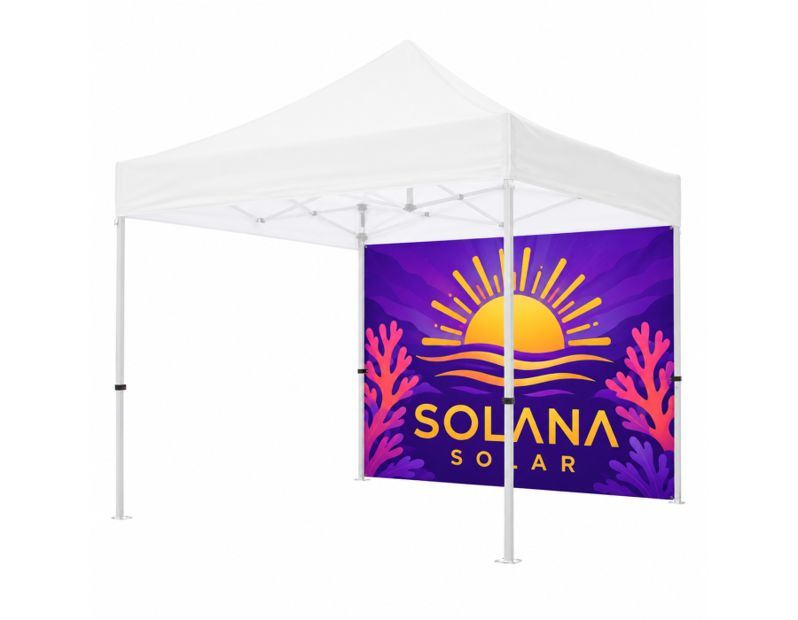 Custom 10' Canopy Tent Wall product view