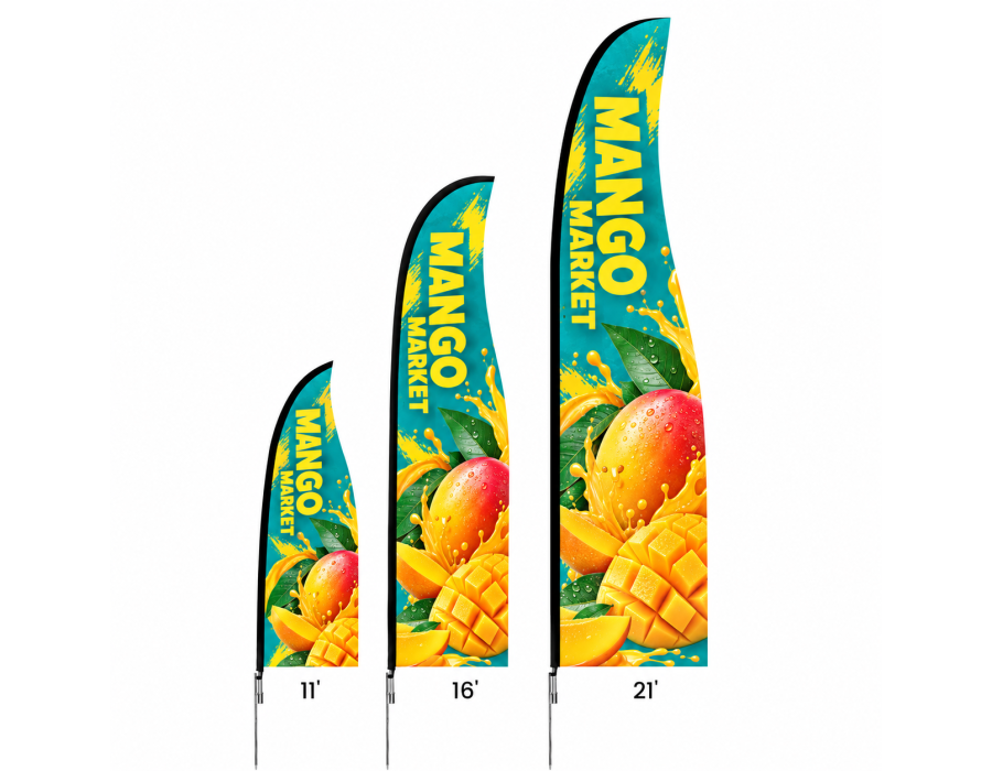 Custom Blade Flags product view