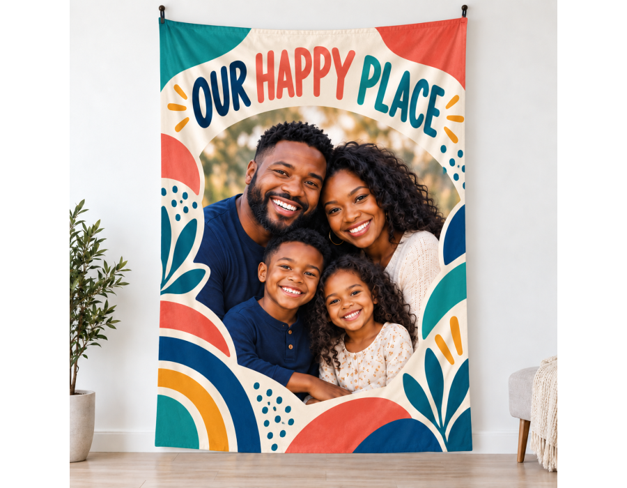 Custom Photo Tapestry product view