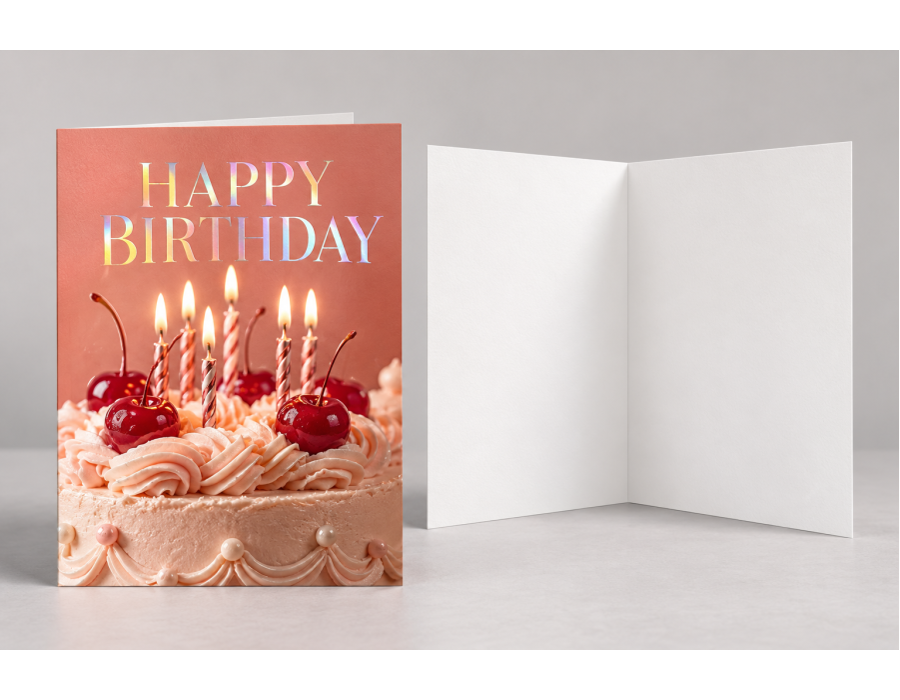 Dual Raised Greeting Cards product view