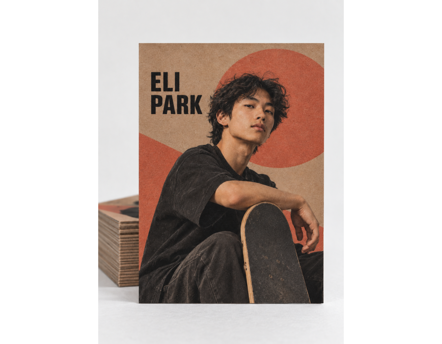 Brown Kraft Trading Cards product view