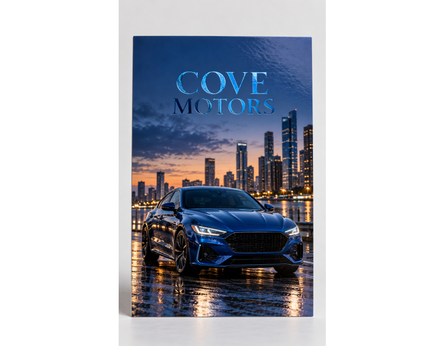 Hot Foil Postcards product view