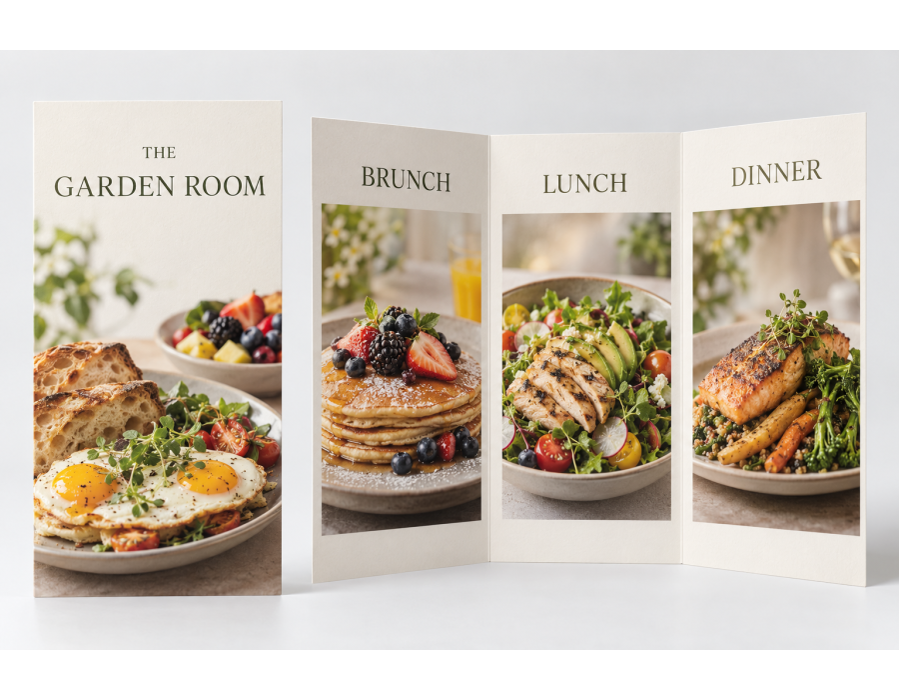 Natural Stock Menus product view