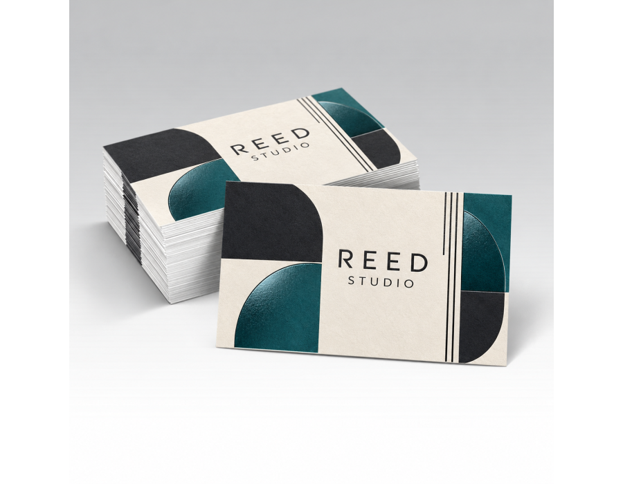 Suede Business Cards product view