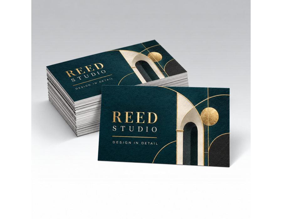 Raised Foil Business Cards product view